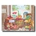 Country Apples Spice Cider Cat Kitchen Animal Picture Art Print