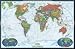 Decorator World Wall Map - Laminated