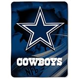 Dallas Cowboys NFL Diamond Plate Raschel Blanket/ Throw 60 x 80