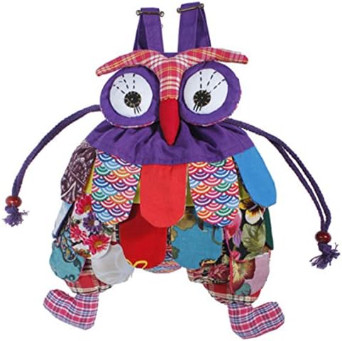 XIDAJE store Preschool Kid Children Ethnic Owl Backpack School Bag Shoulder Book