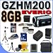JVC Everio GZ-HM200 Dual SD High-Def HD Camcorder (Black) BigVALUEInc Accessory Saver 8GB Filters/Lenses Battery/Charger Bundle