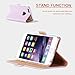 iPhone 6S Plus Case, iPhone 6 Plus Case, FYY [Top-Notch Series] Luxurious PU Leather Case All-Powerful Cover for Apple iPhone 6 Plus /6S Plus (5.5 inch) Pink