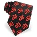Men's Buddhist Om Microfiber Tie by The American Necktie Company in Black