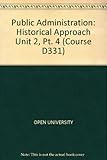 Approaches to the study of public administration