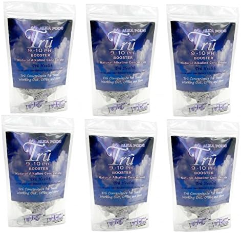 Trualka Water Stable Ph Booster Concentrate (6 Ct- Portable Pod Packs 25 Ct Each