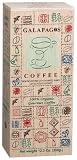 Galapagos Islands Organic Coffees Luxury Wood Box Roasted Beans, 12.3-Ounce Bags (Pack of 2)