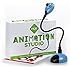 HUE Animation Studio (Blue) for Windows PCs and Apple Mac OS X: complete stop motion animation kit with camera, software and book