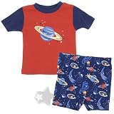 Little Me Planet Cotton Shorty Pajamas for Infant Boys