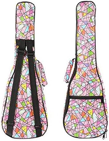 Fantasy Opus(TM) Lovely Cartoon Pattern Folk Design Ukulele Bag Case (23 inch/63x22cm, Pink)