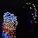 Solar String Lights 39ft 100led Solar Lights Outdoor String, Fairy Ambiance Lighting Waterproof for Gardens, Patio, Landscape, Homes, Wedding, Party, Tree, Outdoors, Christmas Decoration, Multi