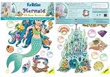 FunToSee Mermaid Themed Wall Stickers, 26 Pieces