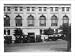 Historic Print (L): [Bus and mail(?) trucks in front of the Washington, D.C., Post Office]