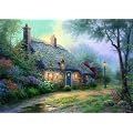 Schmidt Spiele 58446 - Thomas Kinkade, Cottage im Mondlicht, 1000 Teile Puzzle