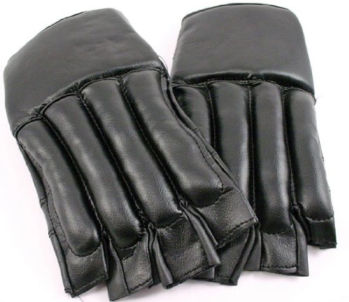 New Pair S Black Pro Heavy Bag Boxing Training Gloves