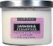 Candle-lite Essential Elements 14-3/4-Ounce 3 Wick Candle with Soy Wax, Lavender and Cedarwood