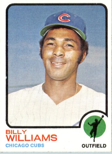 1973 Topps # 200 Billy Williams Chicago Cubs Baseball Card - In a protective screwdown case!