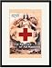 Black Framed/Matted Print 17x23, At the Service of All Mankind