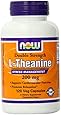 Now Foods L-Theanine Veg Capsules, 200 mg, 120 Count