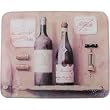 Wine Bottles Small Surface Saver Cutting Board, Tempered Glass