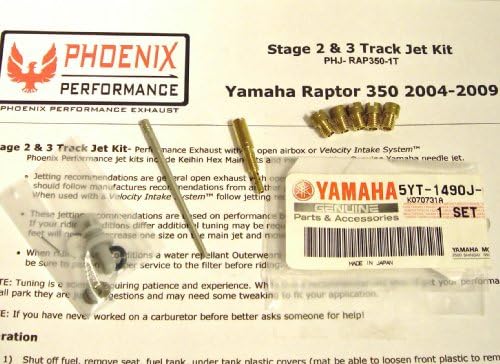 Malone Motorsports PHJ-Rap350-1T Phoenix Stage 2 &amp; 3 Track Jet Kit Yamaha Raptor 350