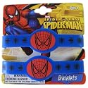 Marvel Spiderman Spider-Sense 2pc Rubber Braclet Set- Spiderman Kids Bracelet Set