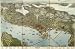 Birds-eye-view of Seattle and environs King County, Wash., 1891. Hughes Litho. Co., large historic panoramic map reprint 54x36