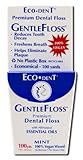 Eco-Dent Gentlefloss Premium Dental Floss, Mint, 100 yards [並行輸入品]