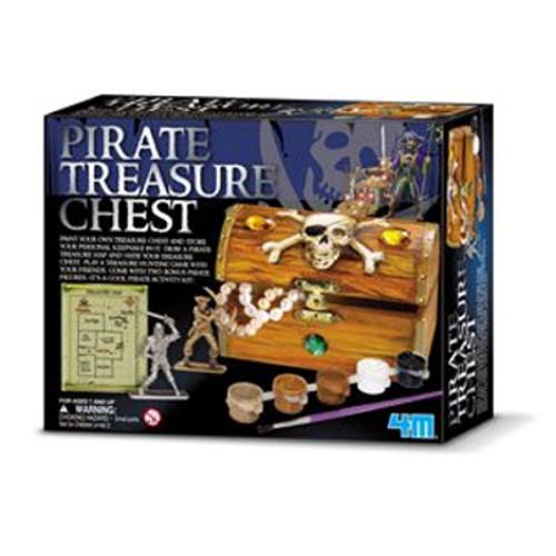 Childrens Toyshop  Toys : Paint Your Own Pirate Treasure Chest