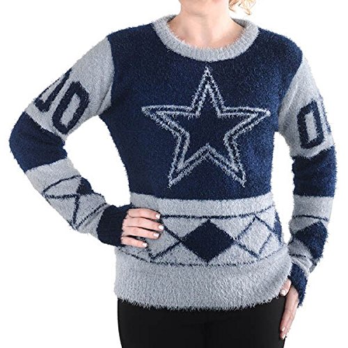 NFL Football 2015 Womens Eyelash Ugly Sweater - Pick Team