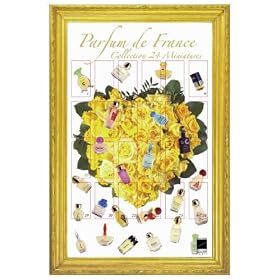 Parfum de France - JP702 - Calendrier Roses Jaunes - Femme - Eau de Parfum - 24 Miniatures - 165,9 ml
