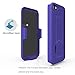 Stalion iPhone 5 5S SE Belt Clip Case Secure Holster Shell & Kickstand Combo (Cyan Blue) 180° Degree Rotating Locking Swivel + Shockproof Protection