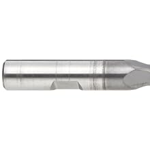 Melin Tool CC Cobalt Steel Square Nose End Mill, General Purpose, TiCN Coated, Single Cut, 4 Flutes, Center Cutting