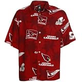 NFL Reyn Spooner Arizona Cardinals Cardinal Hawaiian Button-Up Shirt (Medium)