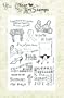 Crafty Secrets Medium Art Stamp, Support the Girls, Clear