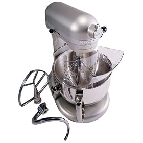 KitchenAid 4KP26M1XNP Professional 600 Stand Mixer, Nickel Pearl