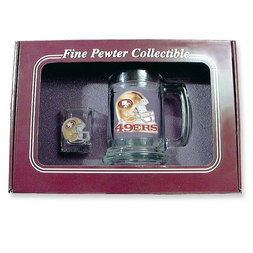 San Francisco 49ers Shot Glass and Mug Set NEW