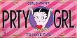 Betty Boop License Plate Party Girl