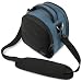 VG Navy Blue Laurel DSLR Camera Carrying Bag with Removable Shoulder Strap for Panasonic Lumix DMC-LZ20 Digital SLR Camera