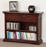 Louis Philippe Solid Mahogany Low Open Bookcase