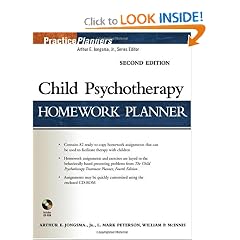 Child Psychotherapy Homework Planner (PracticePlanners) by Arthur E. Jongsma Jr., L. Mark Peterson and William P. McInnis