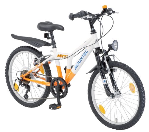 Prophete Jungen Kinderrad ATB Off-Road, signalorange/glanzschwarz, Rahmenh&ouml;he: 30 cm, Reifengr&ouml;&szlig;e: 20 Zoll (50,8 cm), 1307
