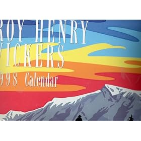 Collectible Calendar: ROY HENRY VICKERS 1998 CALENDAR, Raincoast Books, Vancouver, Images & Text Copyright 1997, Roy Henry Vickers, Prints in the Calendar are Suitable for Framing