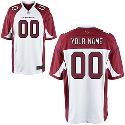 Arizona Cardinals Game Customized-White Beanie Wells #26 Stitched Jersey Men Size XL