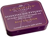 Naturopatch Of Vermont Rose Geranium Relief From PMS & Menopause Body Patches, 10-Count  Tins