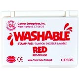 Stamp Pad Washable Red by Center Enterprises