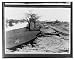 Historic Print (L): [Floodwaters receding leaving misshapen landform, horse grazing beneath a tree, farmhous