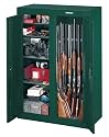 Stack - On 16 Gun Double Door Security Cabinet Hunter Green