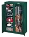 Stack - On 16 Gun Double Door Security Cabinet Hunter Green