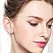 Earrings, J.Rosée Jewelry 925 Sterling Silver Stud Earrings with 4 Sub-claw Mosaic 6MM with Exquisite Package