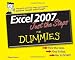 51xURlAXa6L. SL75  Excel 2007 Just the Steps For Dummies